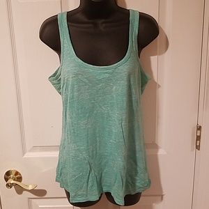 AEO Teal Oversized Tank